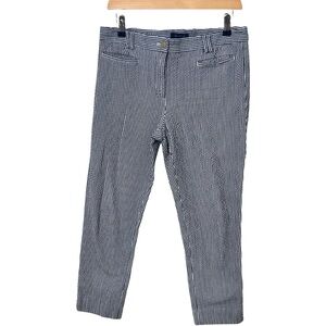 ANN TAYLOR Searsucker Pants ankle length Size 8